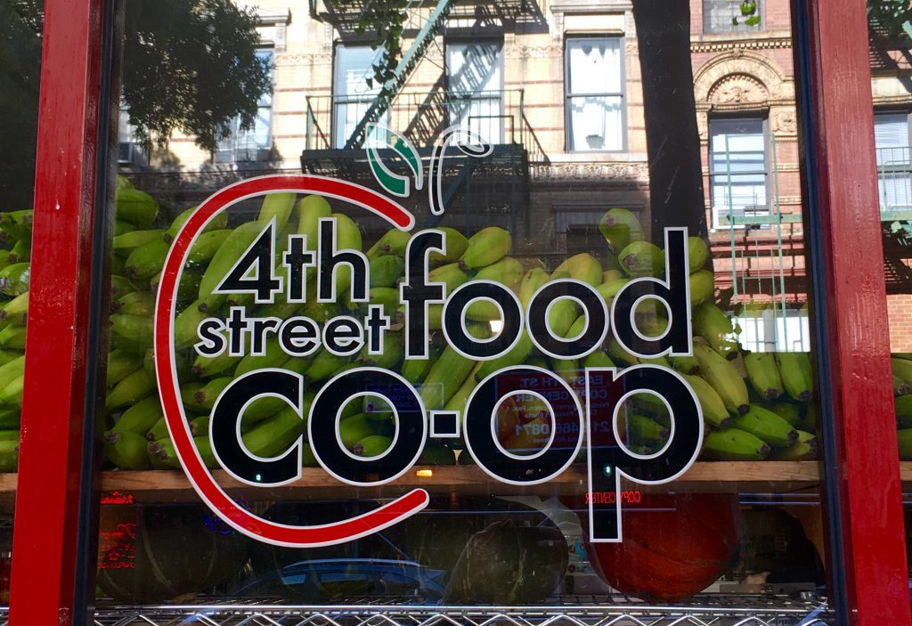 4th Street Food Coop Sign